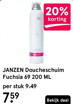 Etos JANZEN Doucheschuim Fuchsia 69 aanbieding
