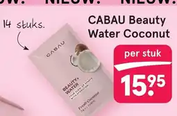 Etos Cabau beauty water coconut aanbieding