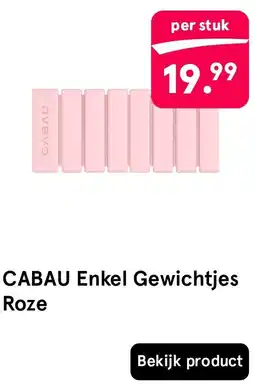 Etos Cabau Enkel Gewichtjes Roze aanbieding