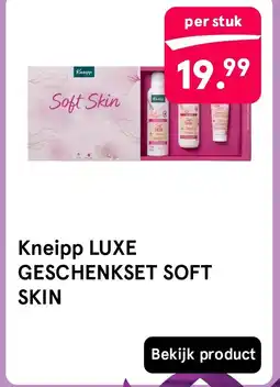 Etos Kneipp luxe geschenkset soft skin aanbieding