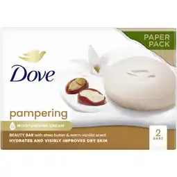 Etos Dove Beauty Cream Sheabutter & Vanille Handzeep Bar 2 x 90 GR aanbieding