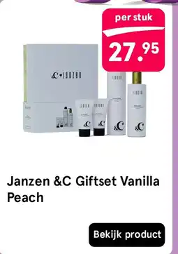 Etos Janzen &C Giftset Vanilla Peach aanbieding