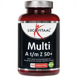 Etos Lucovitaal Multi A t/m Z 50+ Tabletten 180 stuks aanbieding