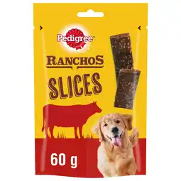 Pets Place Pedigree Ranchos Slices - Hondensnacks - Rund 60 g aanbieding