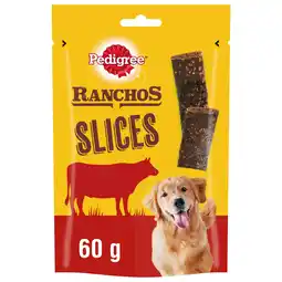 Pets Place Pedigree Ranchos Slices - Hondensnacks - Rund 60 g aanbieding