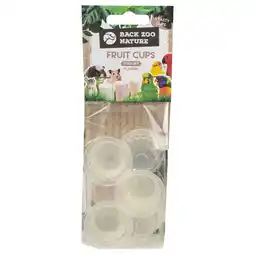 Pets Place Back Zoo Nature Fruit Cups - Vogelsnack - Yoghurt 6 stuks aanbieding