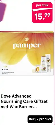Etos Dove Advanced Nourishing Care Giftset met Wax Burner aanbieding