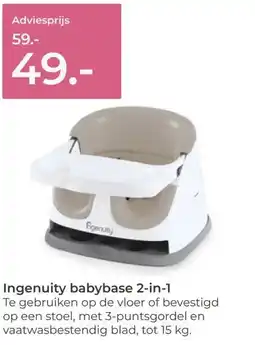 Prenatal Ingenuity babybase 2-in-1 aanbieding