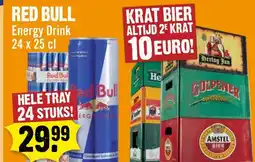Dirck 3 Red bull energy drink aanbieding