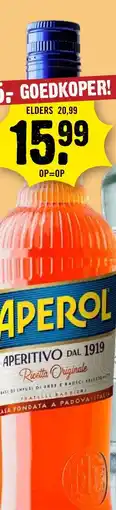 Dirck 3 Aperol aanbieding