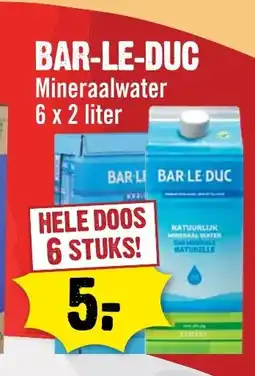Dirck 3 Bar-le-duc Mineraalwater aanbieding