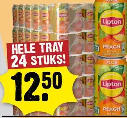 Dirck 3 Lipto peach ice tea aanbieding