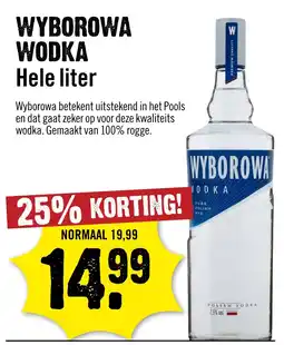 Dirck 3 Wyborowa wodka aanbieding