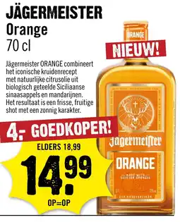 Dirck 3 Jägermeister Orange aanbieding
