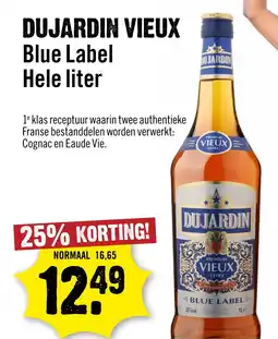 Dirck 3 Dujardin vieux blue label aanbieding