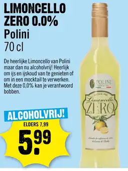 Dirck 3 Limoncello zero 0.0% polini aanbieding