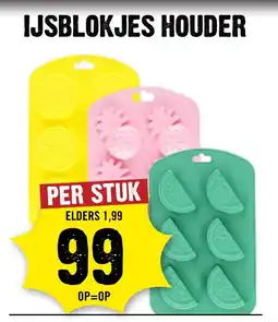 Dirck 3 Ijsblokjes houder aanbieding