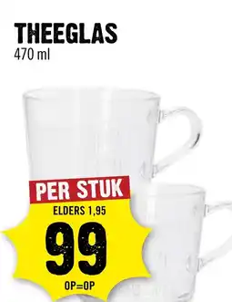 Dirck 3 Theeglas aanbieding