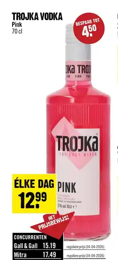 Dirck 3 Trojka vodka pink aanbieding