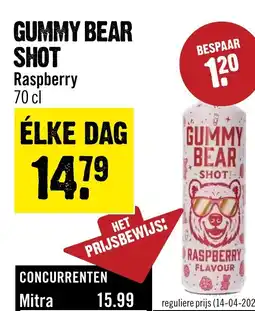 Dirck 3 Gummy bear shot aanbieding