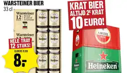Dirck 3 Warsteiner bier aanbieding
