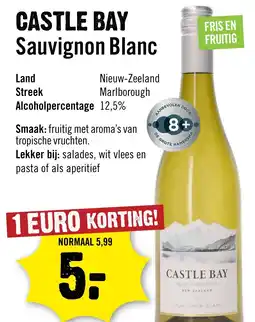 Dirck 3 Castle bay sauvignon blanc aanbieding