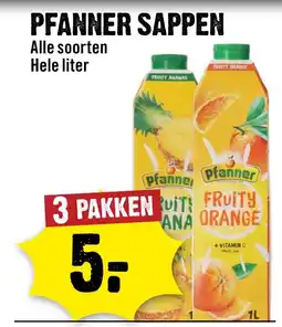 Dirck 3 Pfanner sappen aanbieding