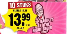 Dirck 3 Dildo shot aanbieding