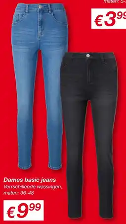Kik Dames Basic Jeans aanbieding
