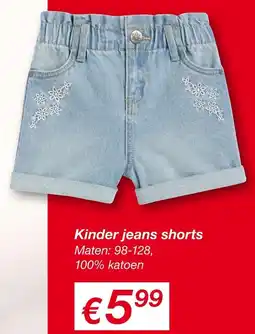 Kik Kinder Jeans Shorts aanbieding