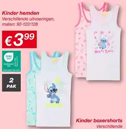 Kik Kinder Hemden aanbieding