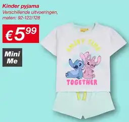Kik Kinder Pyjama aanbieding