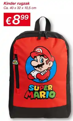 Kik Super Mario Kinder Rugzak aanbieding