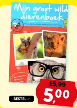 Boekenvoordeel Mijn Groot Wild Dierenboek aanbieding