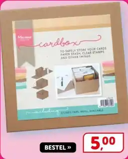 Boekenvoordeel Cardbox aanbieding