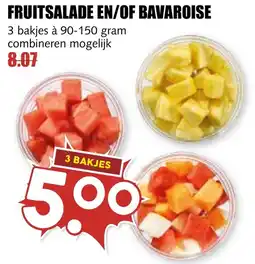 De Boerenschuur Fruitsalade en / of Bavaroise aanbieding