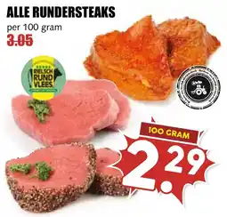 De Boerenschuur Alle Rundersteaks aanbieding