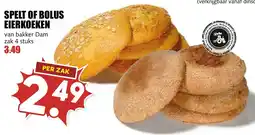 De Boerenschuur Spelt of Bolus Eierkoeken aanbieding