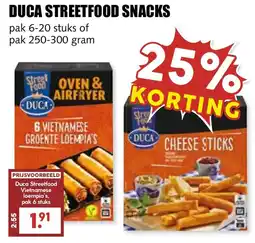 De Boerenschuur Duca Streetfood Snacks aanbieding