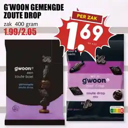 De Boerenschuur G'woon Gemengde Zoute Drop aanbieding