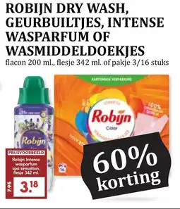 De Boerenschuur Robijn Dry Wash, Geurbuiltjes, Intense Wasparfum of Wasmiddeldoekjes aanbieding