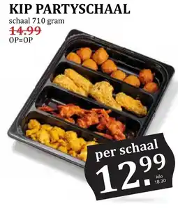 De Boerenschuur Kip Partyschaal aanbieding