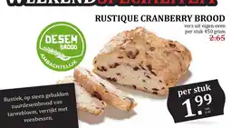 De Boerenschuur Rustique Cranberry Brood aanbieding