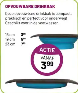 Pets & Co Opvouwbare Drinkbak aanbieding