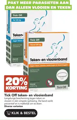 Discus Tick Off teken- en vlooienband aanbieding