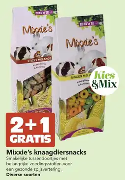 Discus Mixxie's knaagdiersnacks aanbieding