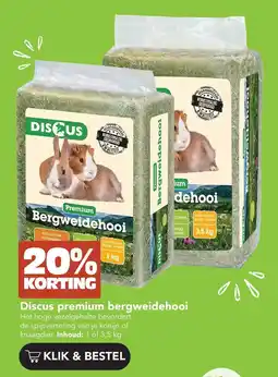 Discus Discus premium bergweidehooi aanbieding