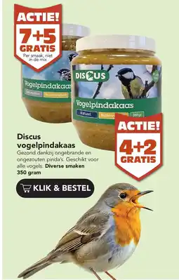 Discus Discus vogelpindakaas aanbieding
