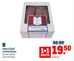 Makro Metro Chef Varkenshaas aanbieding