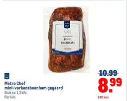 Makro Metro Chef mini-varkensbeenham gegaard aanbieding